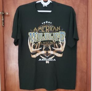 vintage t shirt american wildlife management sz: L